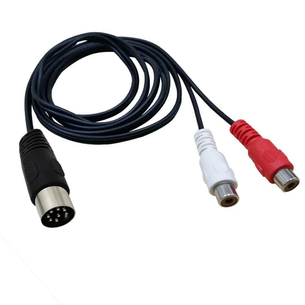 Din 8 Pin to 2RCA Cable 8Pin D - огляд і ціна Audio Music Instrumental