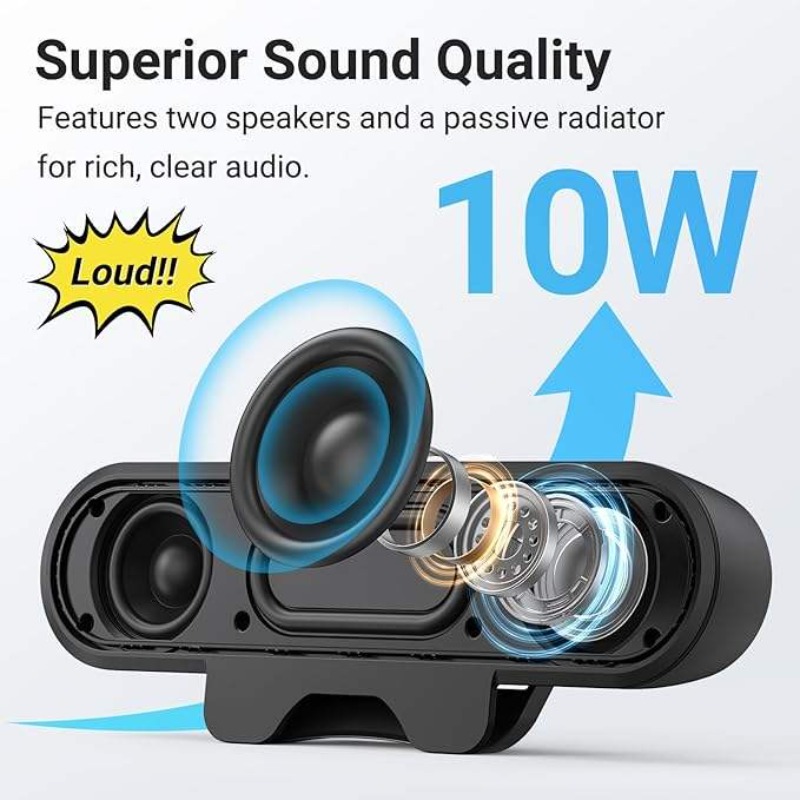 Portable Clip-on USB Soundbar  - огляд і ціна Audio Music Online Free