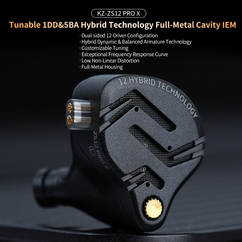 KZ ZS12 PRO X Metal Earphones  - огляд і ціна Audio X Music