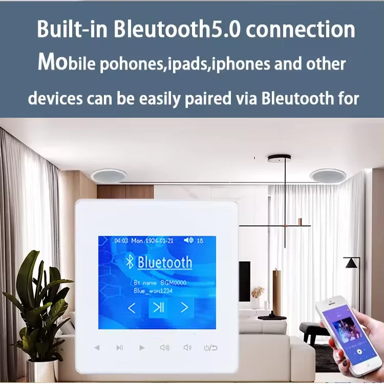 Home Bluetooth Wall Amplifier  - огляд і ціна Audio Music System For Home
