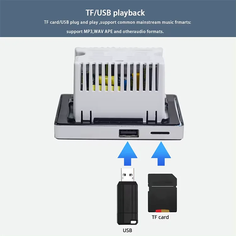 Home Bluetooth Wall Amplifier  - огляд і ціна Audio Music System For Home