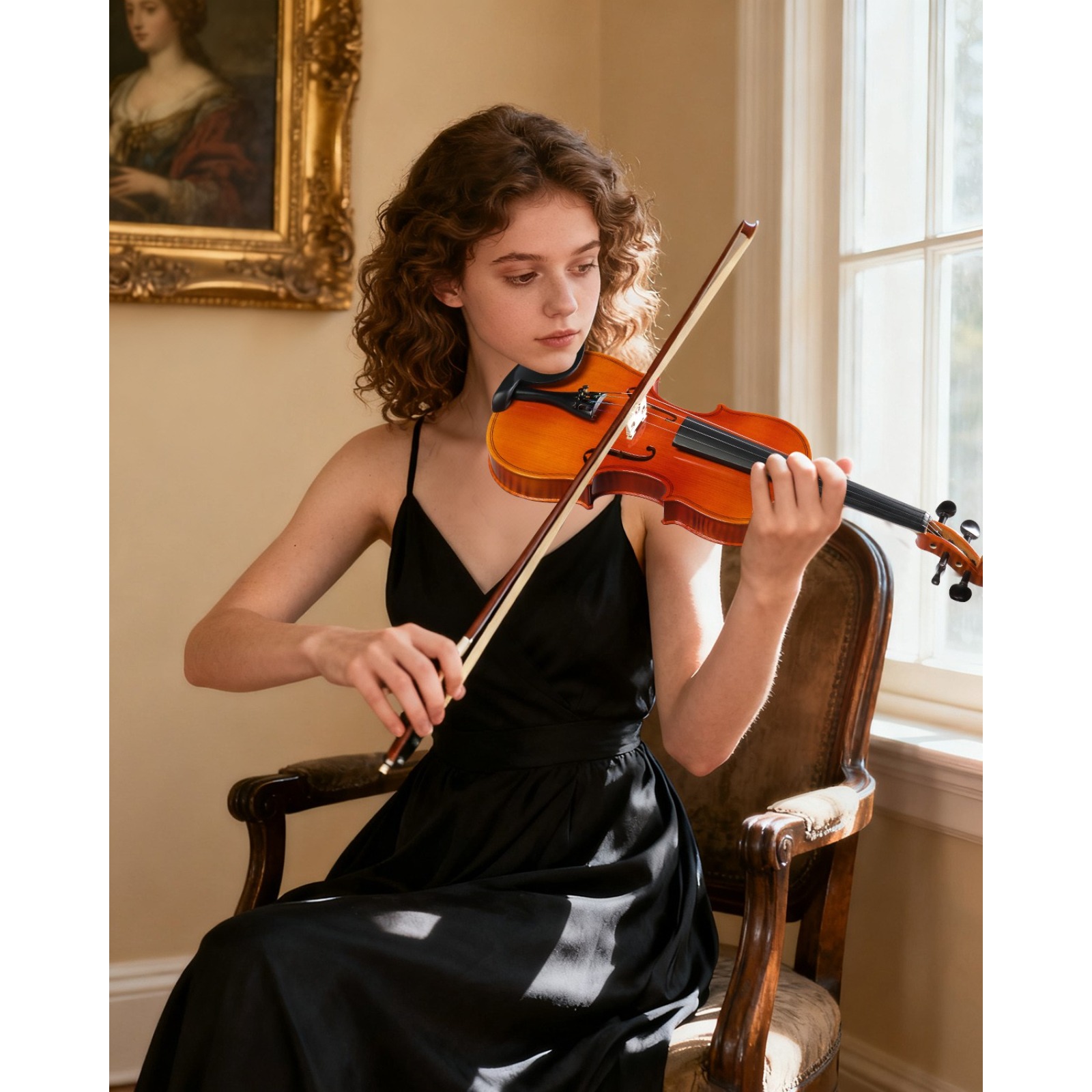 Acoustic Basswood Violin 4/4 F - огляд і ціна Violin Rosin Bow