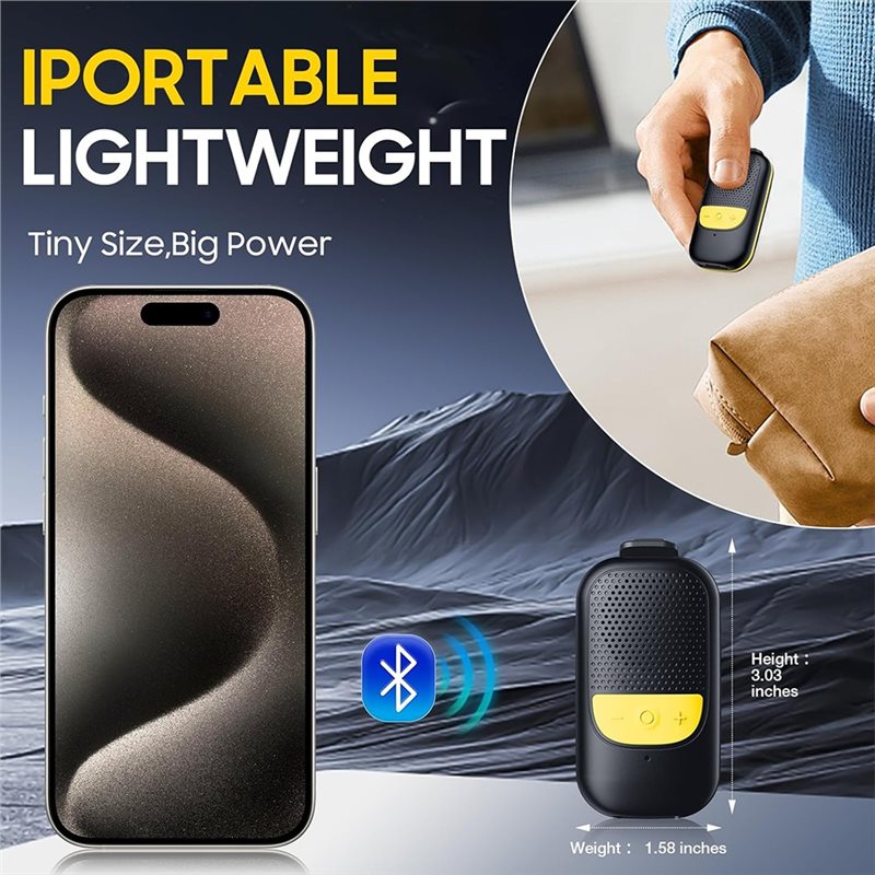 B68C Clip-On Portable Bluetoot - огляд і ціна Audio Music Online Free