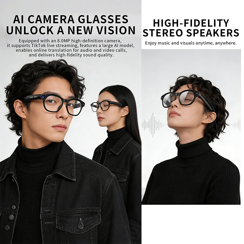 2026 Smart Glasses 800W Camera - огляд і ціна Audio Music Online Free