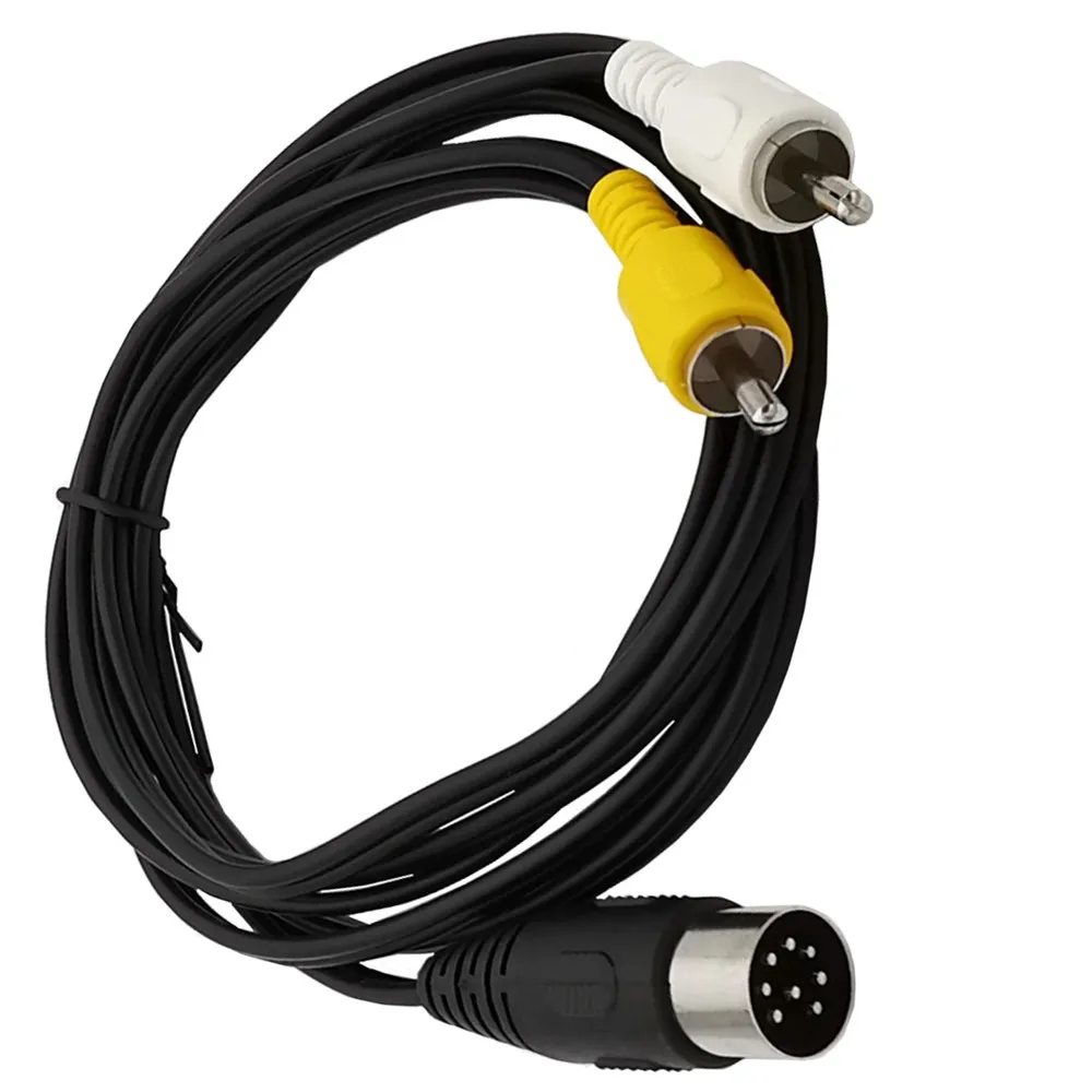 Din 8 Pin to 2RCA Cable 8Pin D - огляд і ціна Audio Music Instrumental