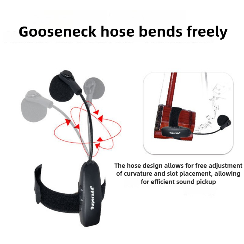 Portable ERhu Wireless Microph - огляд і ціна Audio Music Instrumental