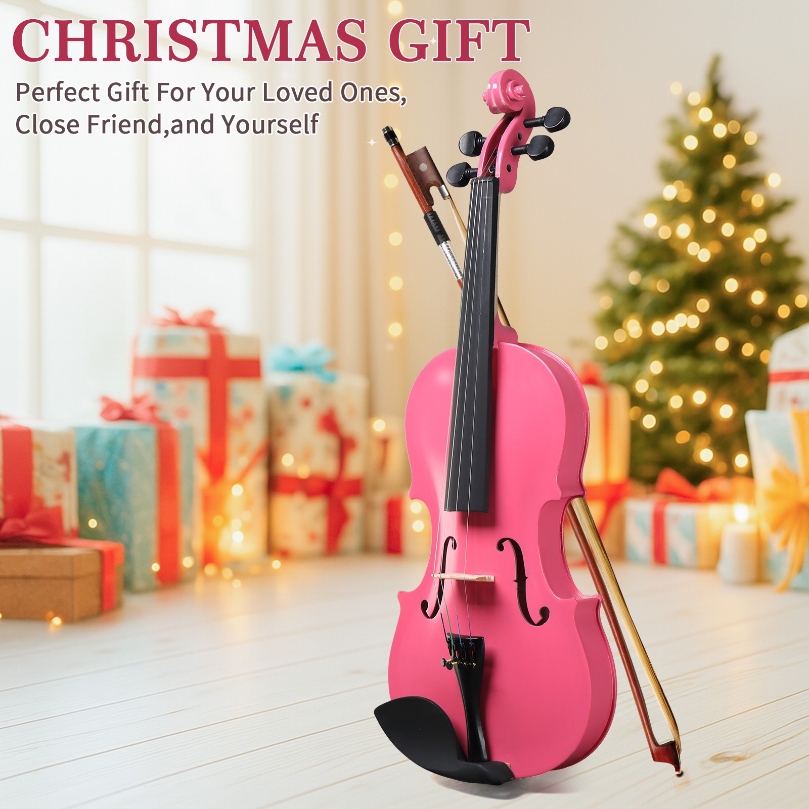 New 1/8 Size Kid Kids Acoustic - огляд і ціна Violin Rosin Bow