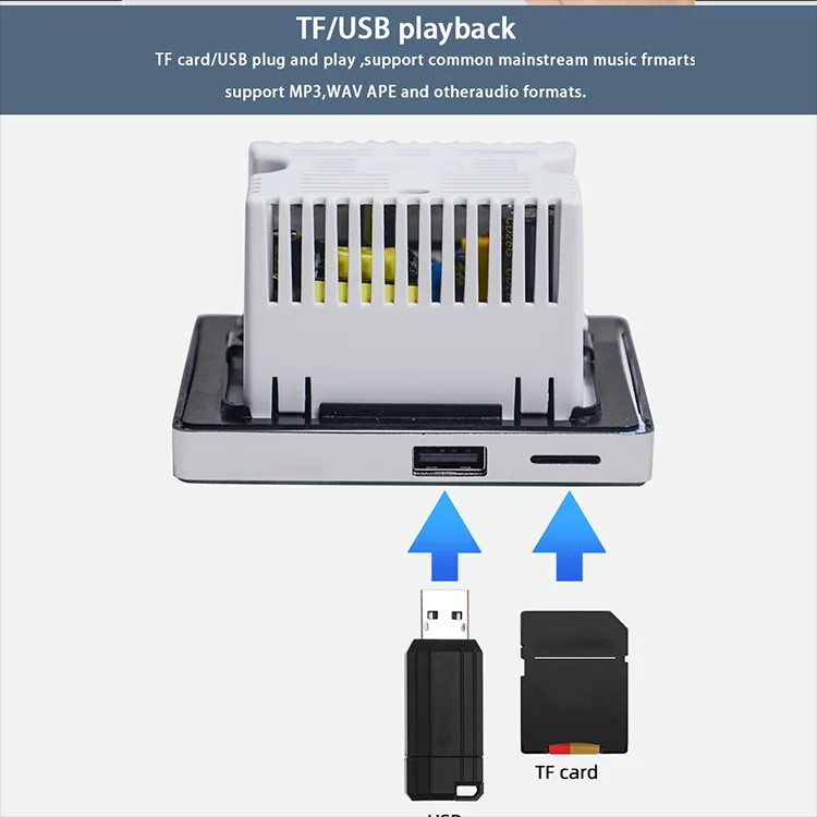 Bluetooth Wall Amplifier Home  - огляд і ціна Audio Music System For Home