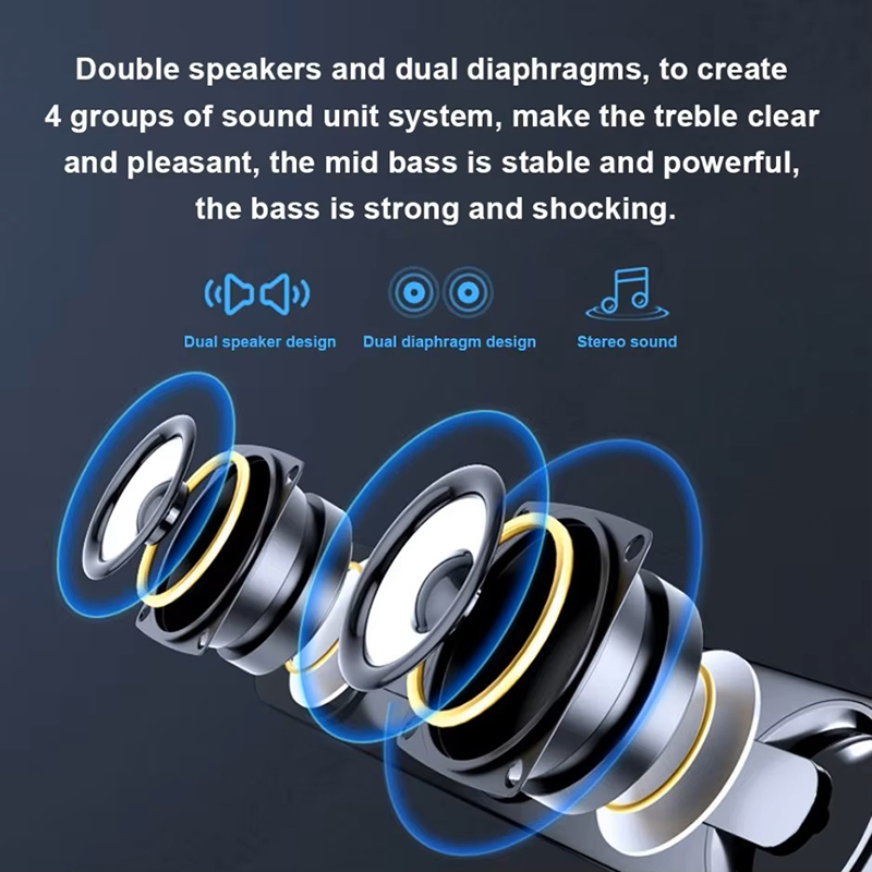Caixa De Som Wired Speaker Sou - огляд і ціна Audio Music System For Home