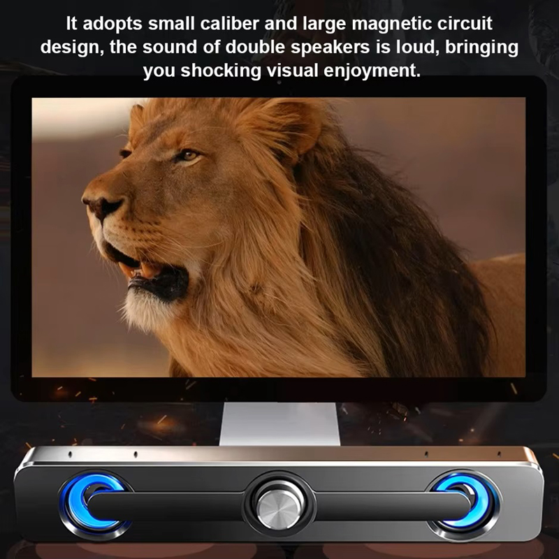 Caixa De Som Wired Speaker Sou - огляд і ціна Audio Music System For Home