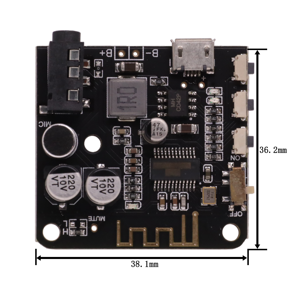 Bluetooth 5.0 MP3 Decoder Boar - огляд і ціна Music Audio Pro