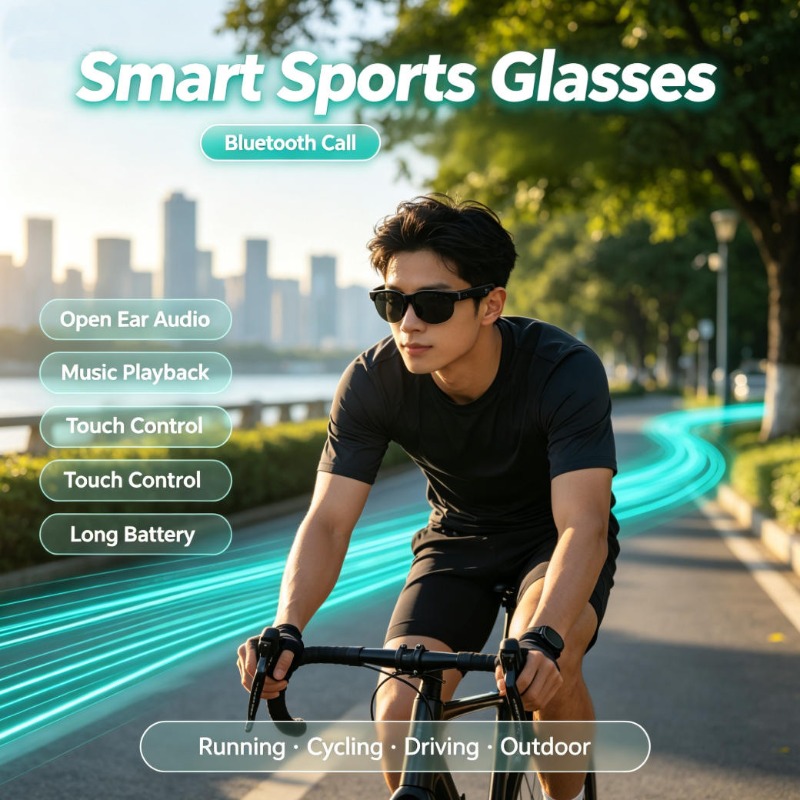 Smart Sports Glasses Open Ear  - огляд і ціна Audio And Music
