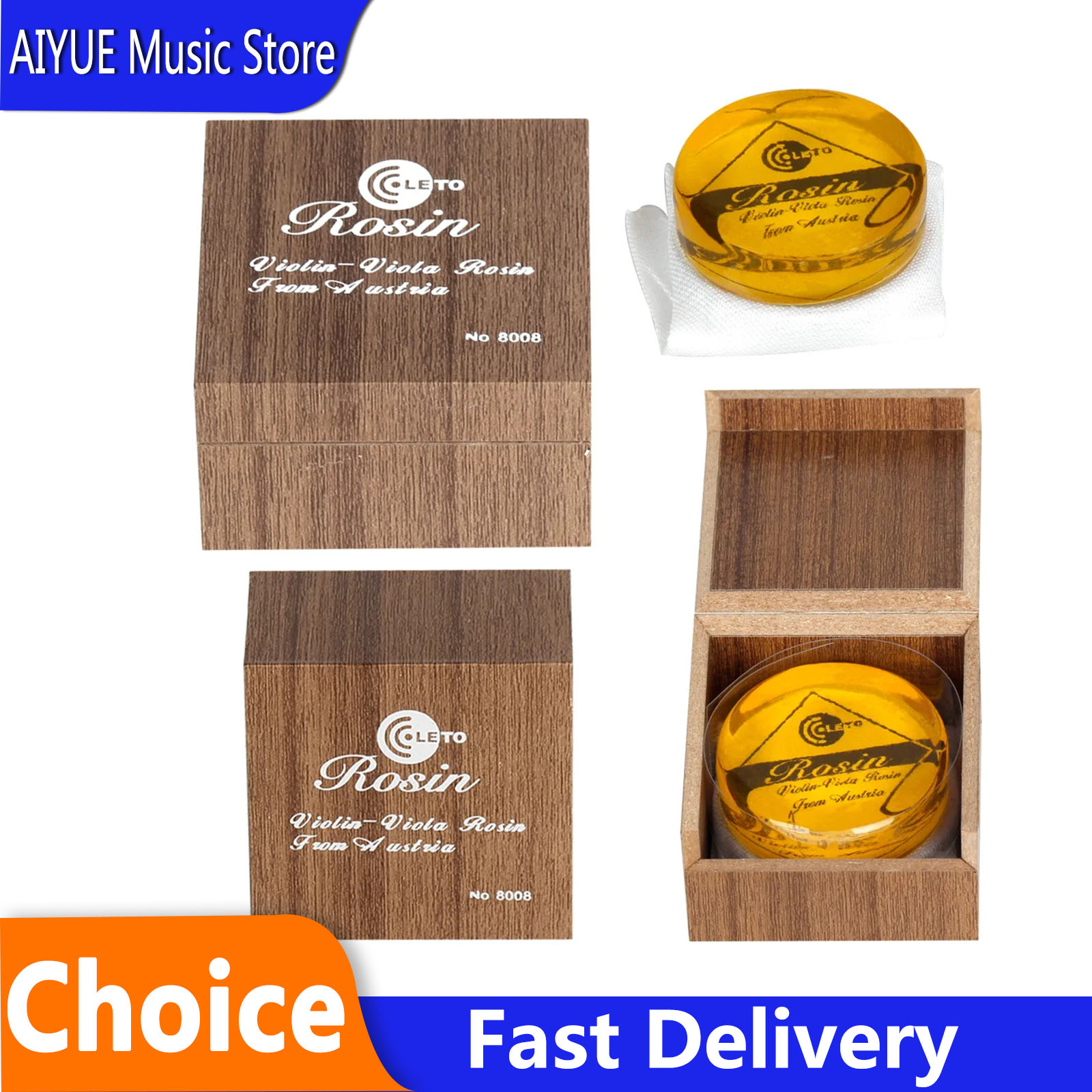 LETO Violin Resin Rosin 8008 V - огляд і ціна Violin Rosin Bow
