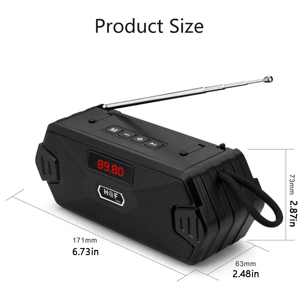 Bass Hifi Outdoor Portable Aux - огляд і ціна Audio Music System For Home