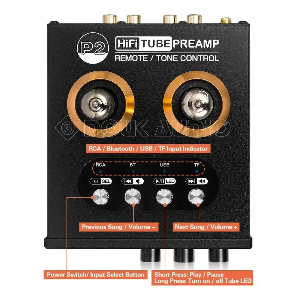 Douk Audio P2 HiFi Vacuum Tube - огляд і ціна Audio Player With Youtube Music