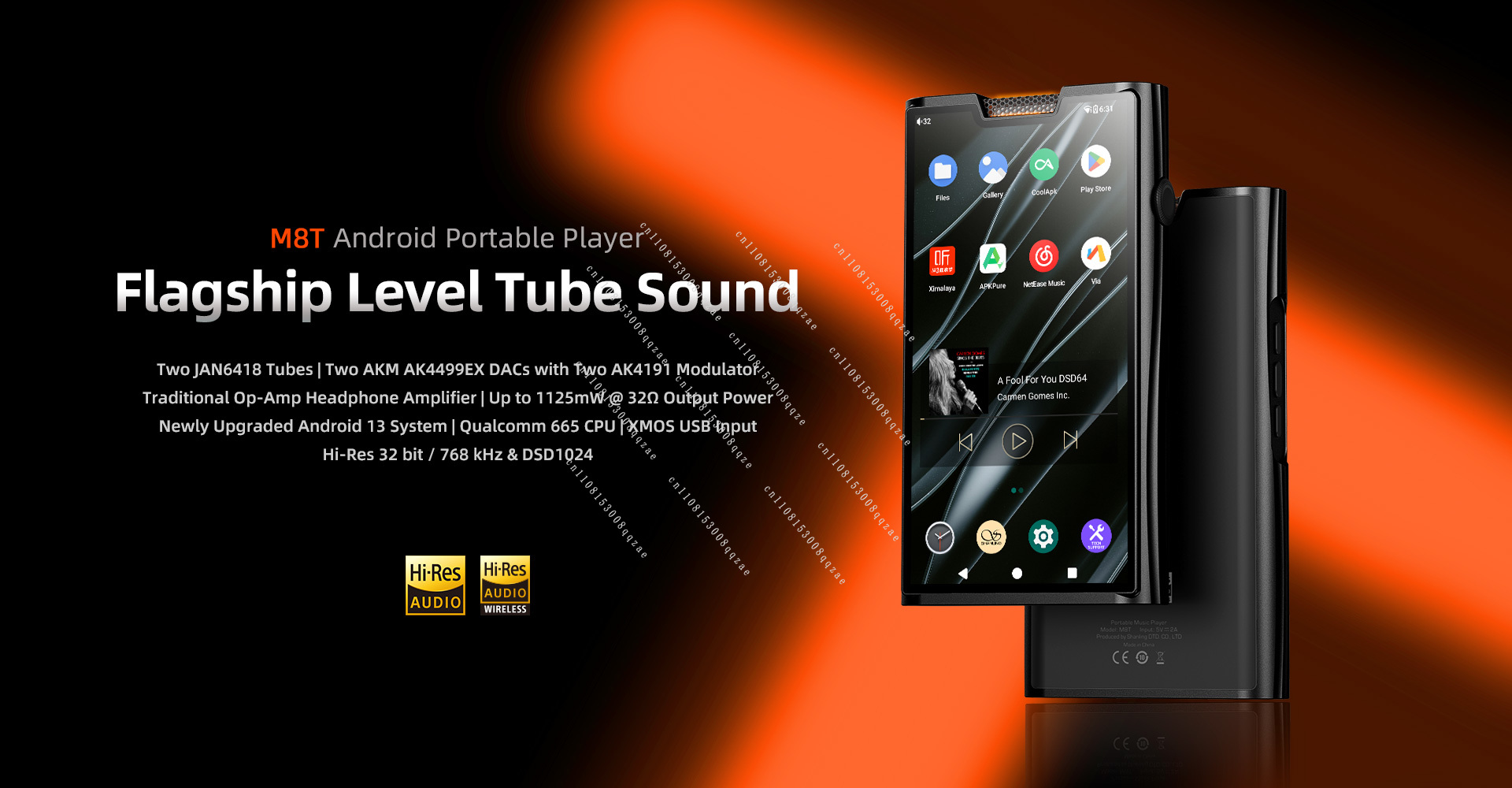 M8T Flagship Tube Android Port - огляд і ціна Audio Player With Youtube Music