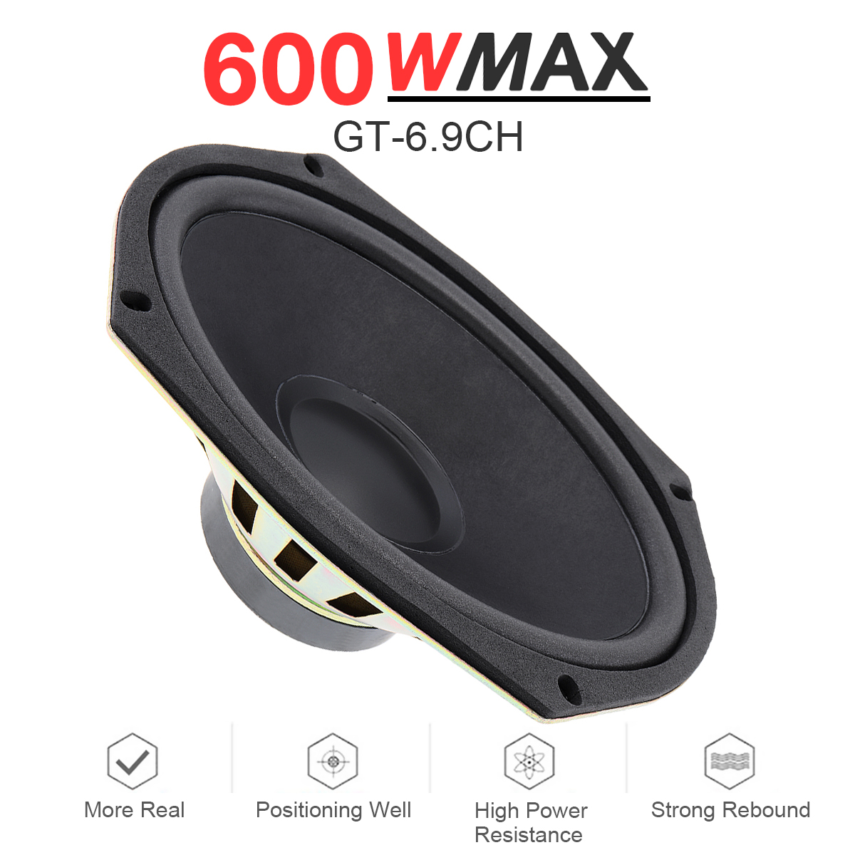 1 / 2 Piece 6x9 Inch 600W Univ - огляд і ціна Audio X Music