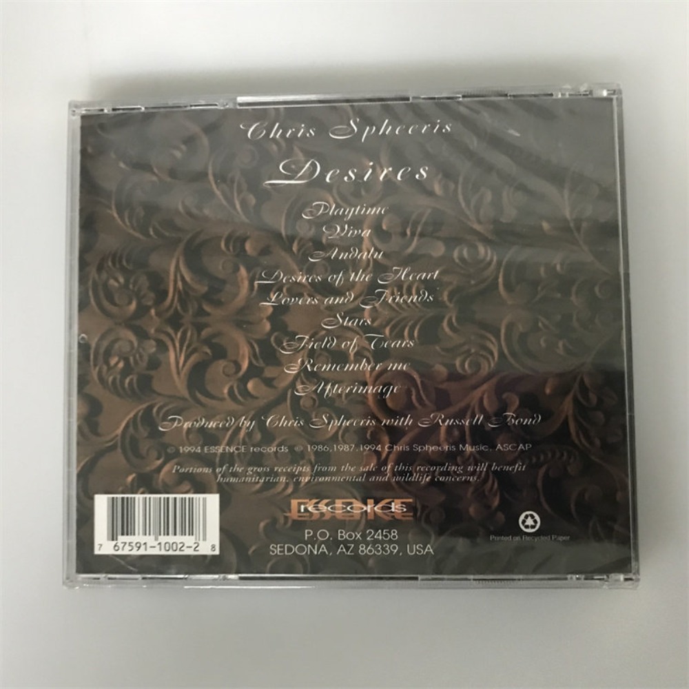 CD 'Desires' Chris Spheeris Mu - огляд і ціна Audio And Music