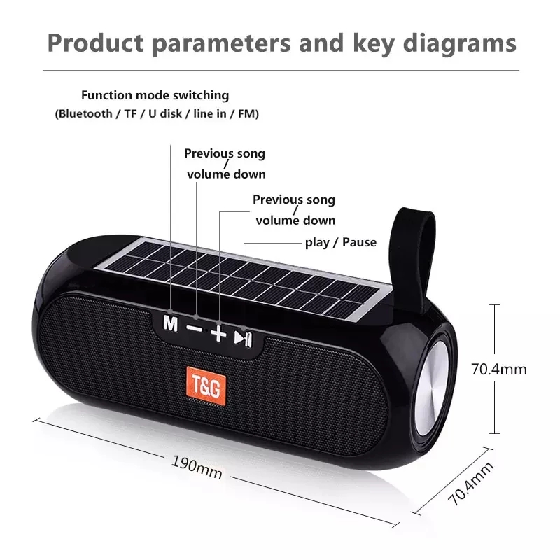 Solar Radio FM Outdoor Portabl - огляд і ціна Audio Music System For Home